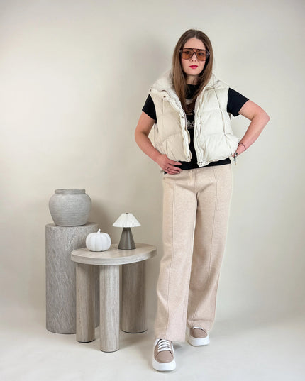 BEZRĘKAWNIK MARLEN BEŻOWY - BLUMANIA