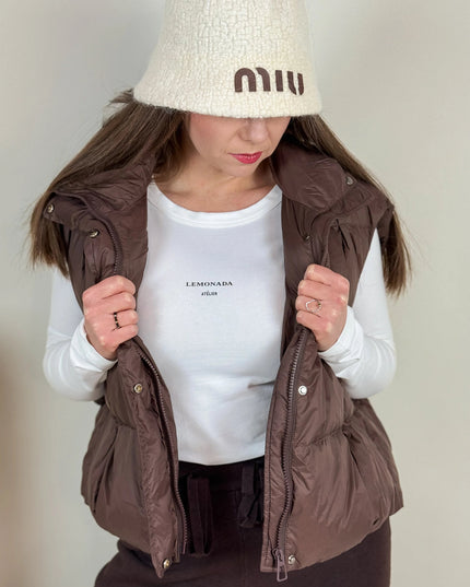 BEZRĘKAWNIK MARLEN CZEKOLADOWY - BLUMANIA