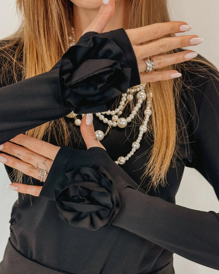 BLUZKA AMAYA CZARNA - BLUMANIA