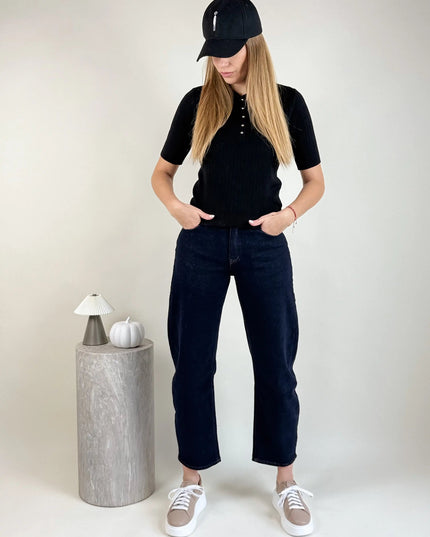 BLUZKA OSLO POLO CZARNA - BLUMANIA