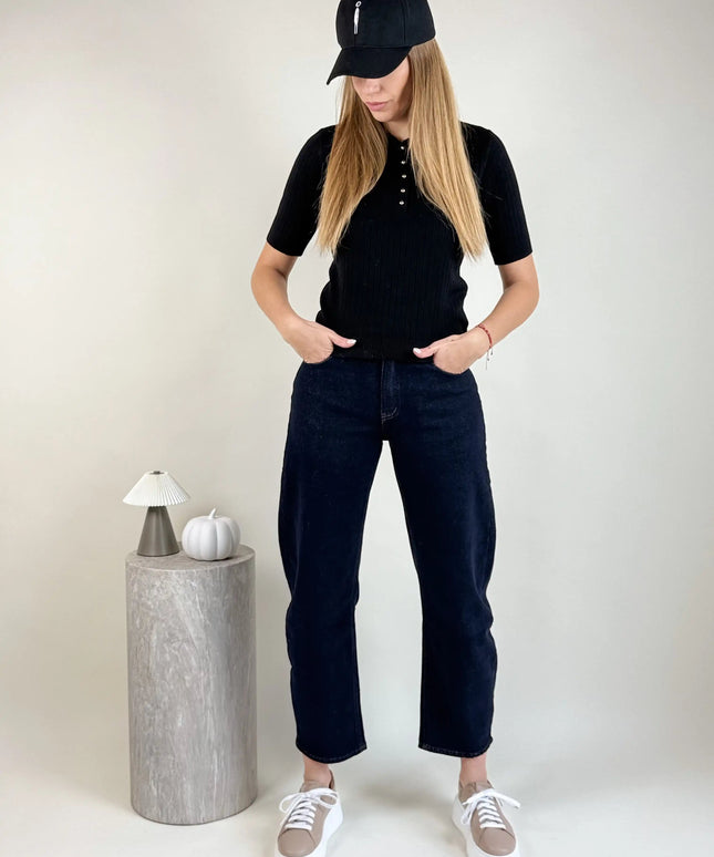 BLUZKA OSLO POLO CZARNA - BLUMANIA