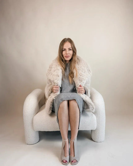 FUTRO TESSA BEŻOWE - BLUMANIA