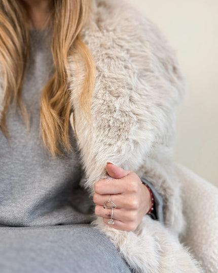 FUTRO TESSA BEŻOWE - BLUMANIA