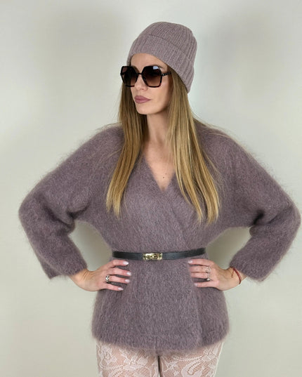 KARDIGAN CARMEN TAUPE - BLUMANIA