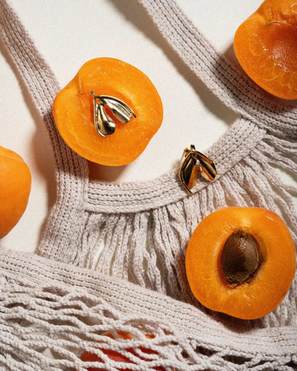 KOLCZYKI PLEASURE POZŁACANE - BLUMANIA