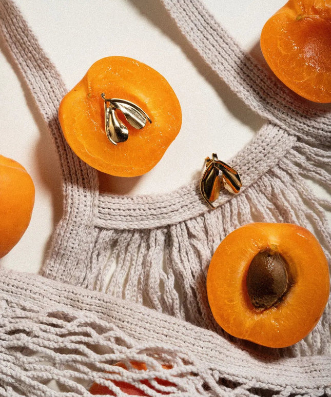 KOLCZYKI PLEASURE POZŁACANE - BLUMANIA