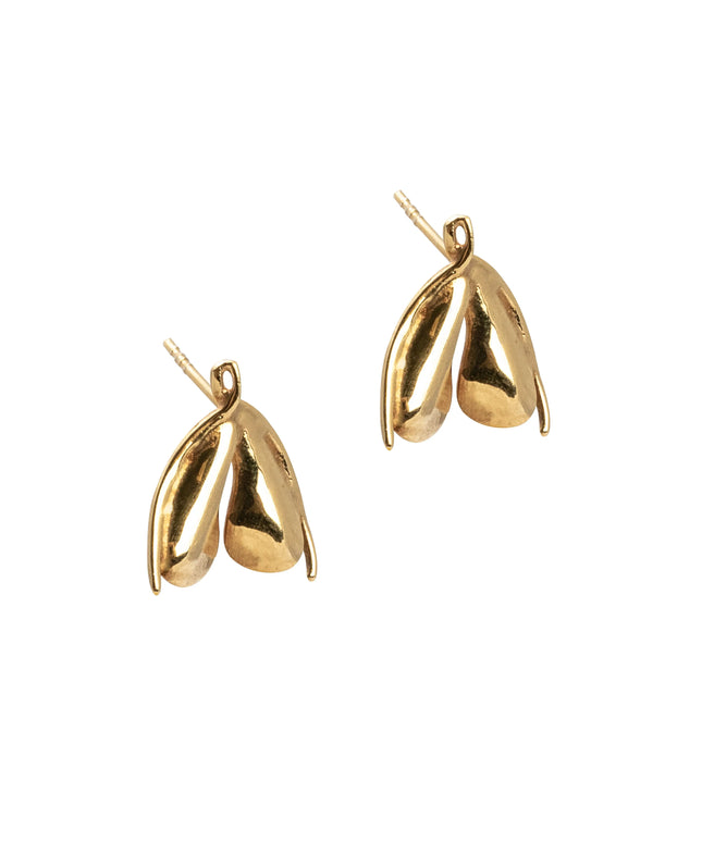 KOLCZYKI PLEASURE POZŁACANE - BLUMANIA