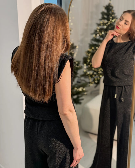 KOMBINEZON ISADORA CZARNY - BLUMANIA