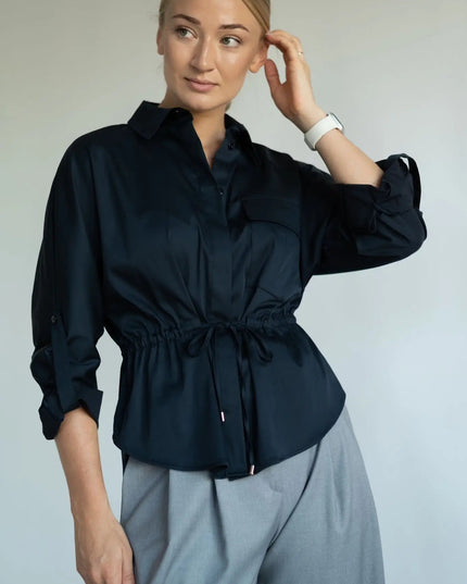 KOSZULA JOPLIN CZARNA - BLUMANIA