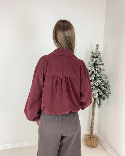 KOSZULA LIVIA BORDOWA - BLUMANIA