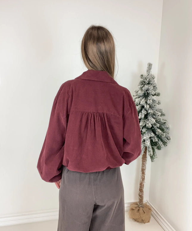 KOSZULA LIVIA BORDOWA - BLUMANIA