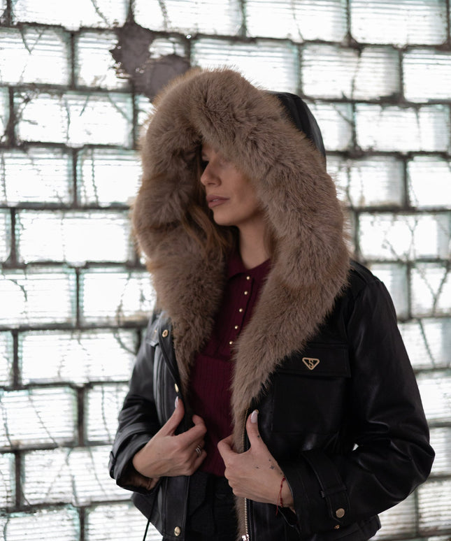 KURTKA JULA CZARNA - BLUMANIA