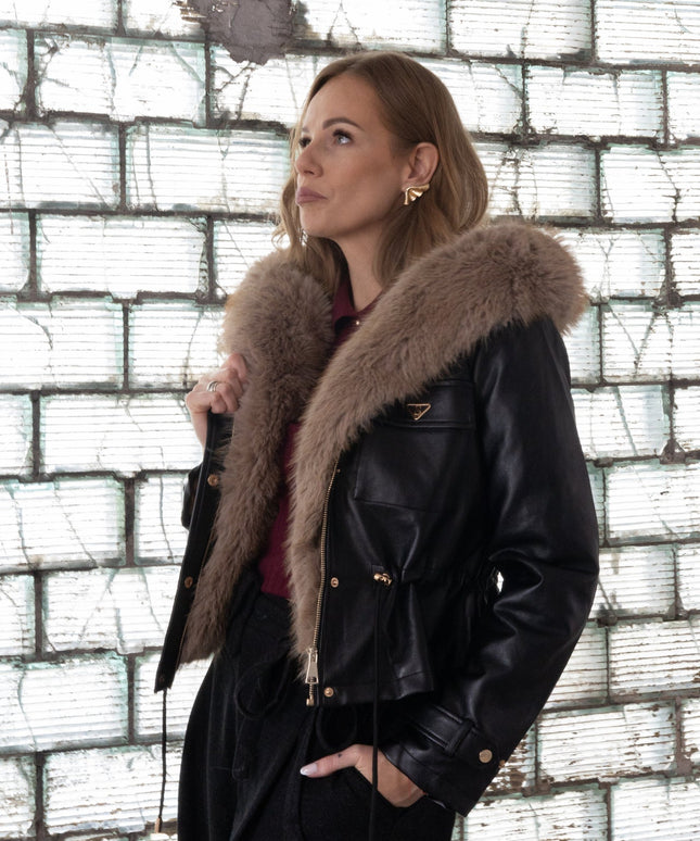 KURTKA JULA CZARNA - BLUMANIA