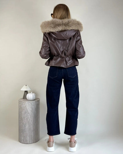 KURTKA JULA CZEKOLADOWA - BLUMANIA