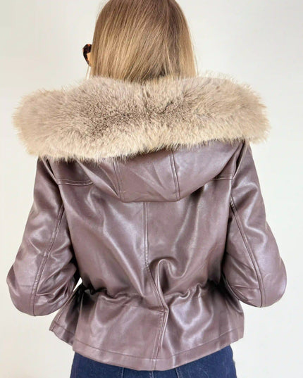 KURTKA JULA CZEKOLADOWA - BLUMANIA