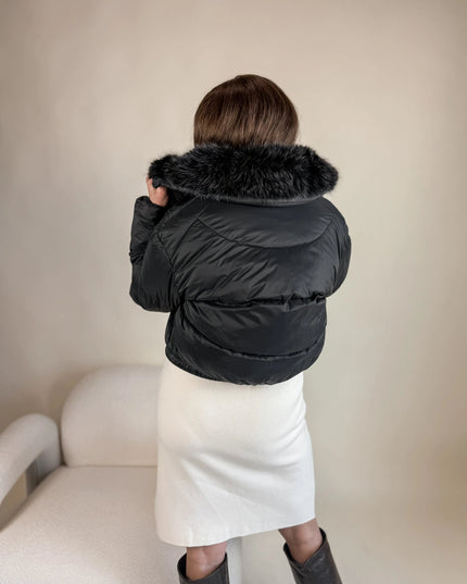 KURTKA LARA CZARNA - BLUMANIA