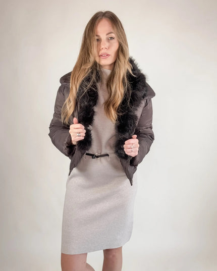 KURTKA LARA CZEKOLADOWA - BLUMANIA