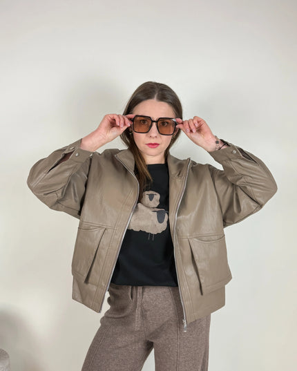 KURTKA RACHEL BEŻOWA - BLUMANIA