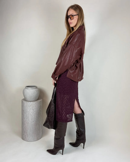 KURTKA RACHEL BORDOWA - BLUMANIA