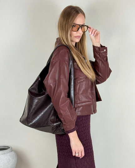 KURTKA RACHEL BORDOWA - BLUMANIA