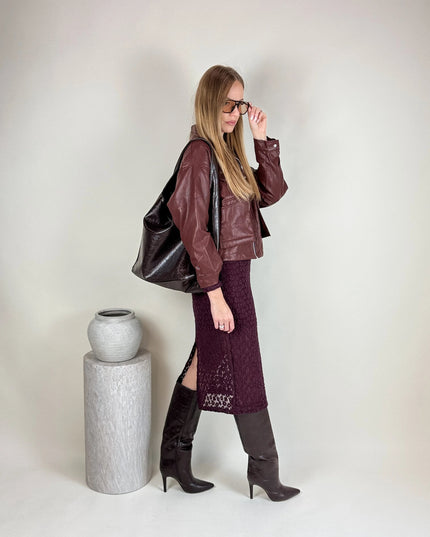 KURTKA RACHEL BORDOWA - BLUMANIA