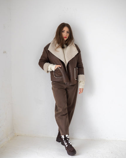 KURTKA SIENA BRĄZOWA - BLUMANIA