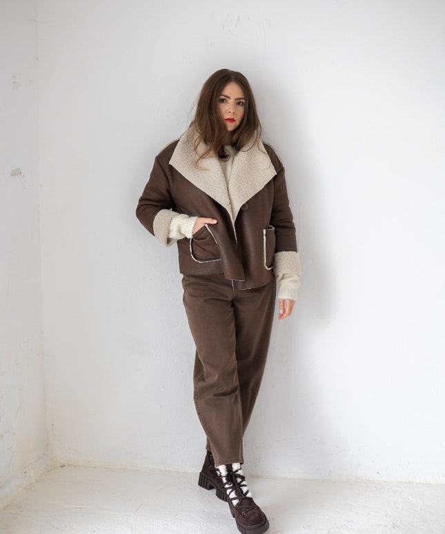 KURTKA SIENA BRĄZOWA - BLUMANIA