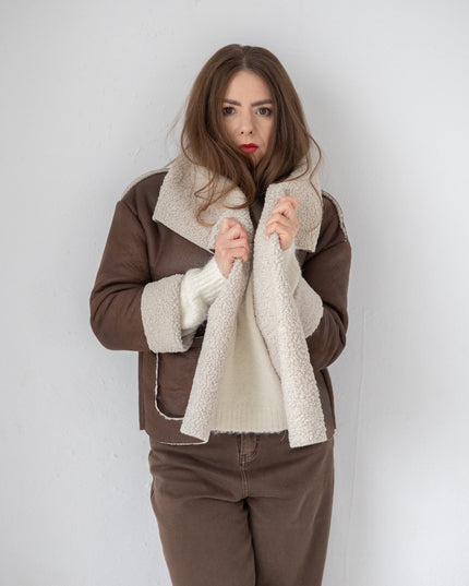 KURTKA SIENA BRĄZOWA - BLUMANIA