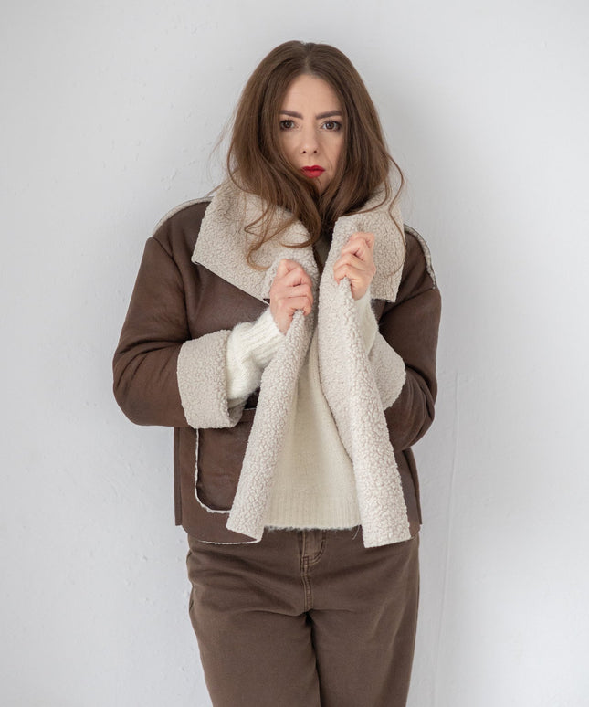 KURTKA SIENA BRĄZOWA - BLUMANIA