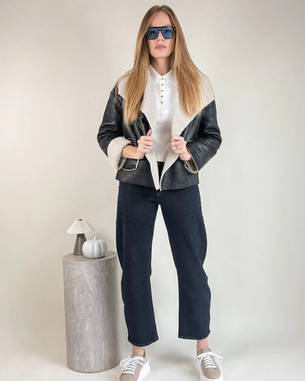 KURTKA SIENA CZARNA - BLUMANIA