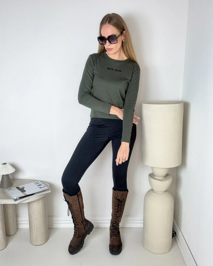 LONGSLEEVE MIU ZIELONY - BLUMANIA