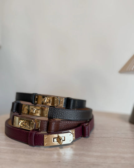 PASEK ZE SKÓRY NATURALNEJ LICOWEJ TERII - BLUMANIA