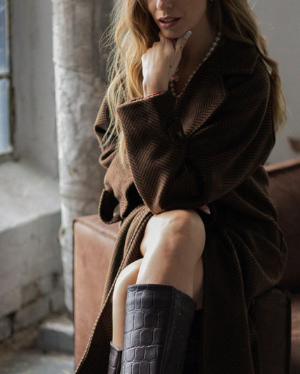 PŁASZCZ NINA W JODEŁKĘ - BLUMANIA