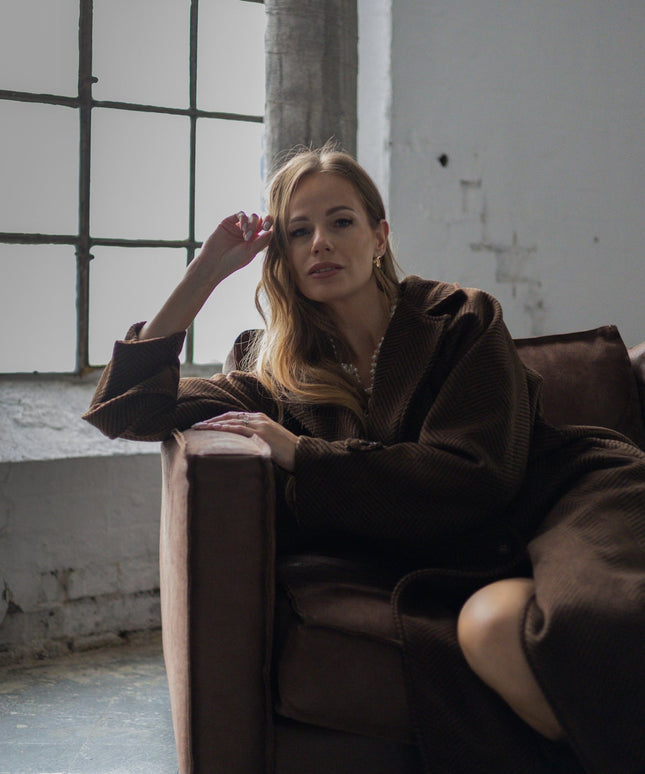 PŁASZCZ NINA W JODEŁKĘ - BLUMANIA