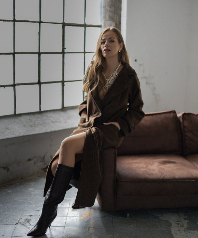 PŁASZCZ NINA W JODEŁKĘ - BLUMANIA