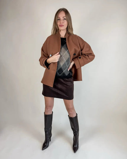 PŁASZCZ TITO CAMEL - BLUMANIA