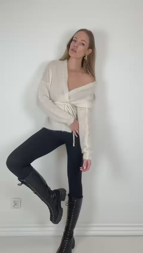 KARDIGAN LUKA ŚMIETANKOWY 62% BABY ALPAKA