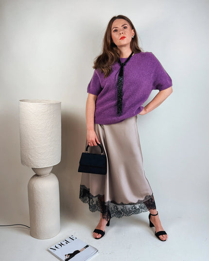 SPÓDNICA AURORA BEŻOWA - BLUMANIA