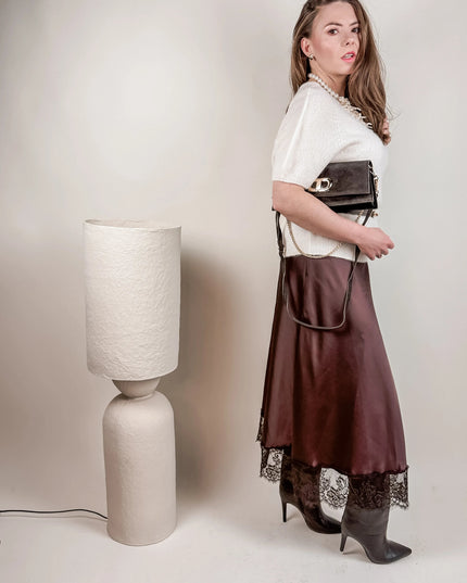 SPÓDNICA AURORA CZEKOLADOWA - BLUMANIA