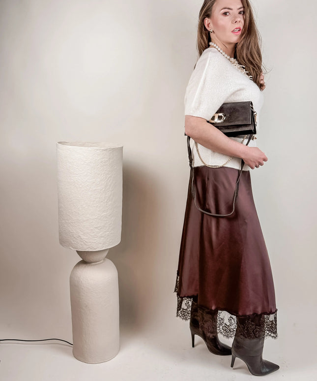 SPÓDNICA AURORA CZEKOLADOWA - BLUMANIA