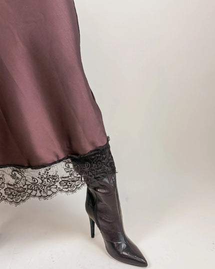 SPÓDNICA AURORA CZEKOLADOWA - BLUMANIA