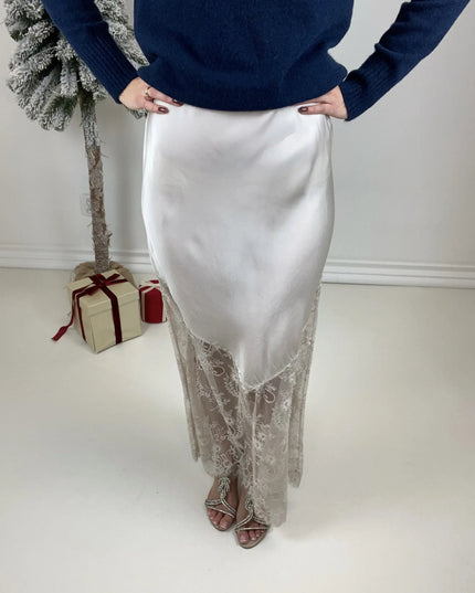 SPÓDNICA MARGOT BEŻ - BLUMANIA