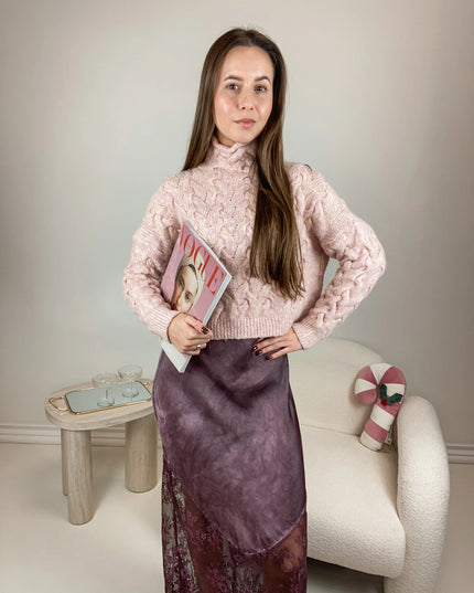 SPÓDNICA MARGOT ŚLIWKA - BLUMANIA