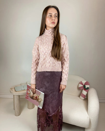 SPÓDNICA MARGOT ŚLIWKA - BLUMANIA