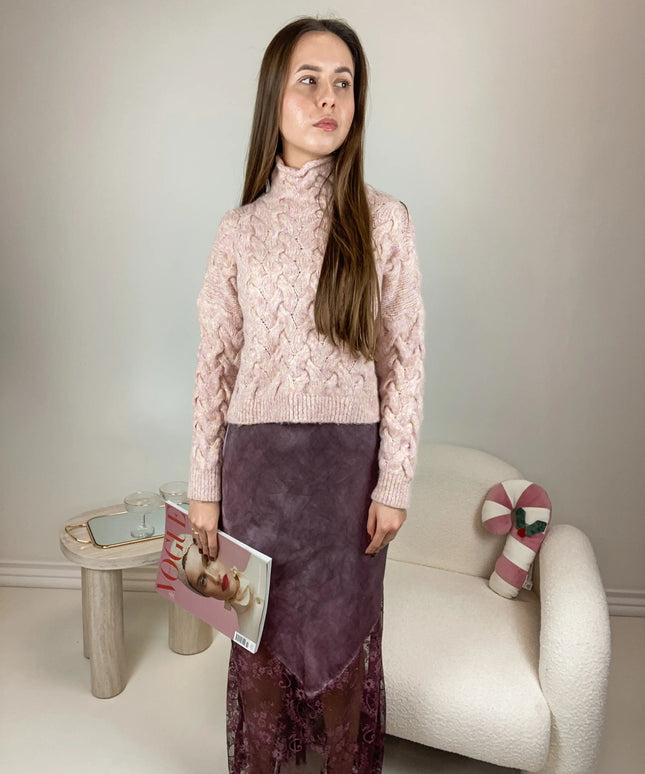 SPÓDNICA MARGOT ŚLIWKA - BLUMANIA