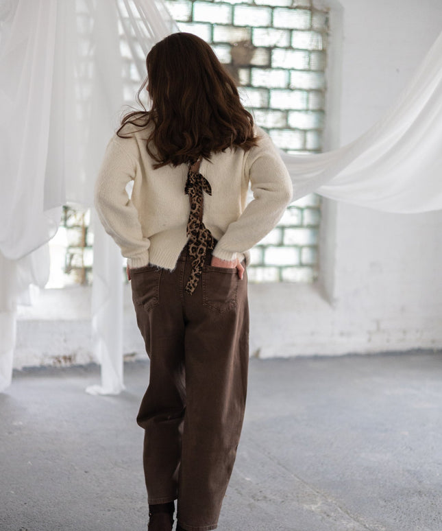 SPODNIE CARMEN CZEKOLADOWE - BLUMANIA