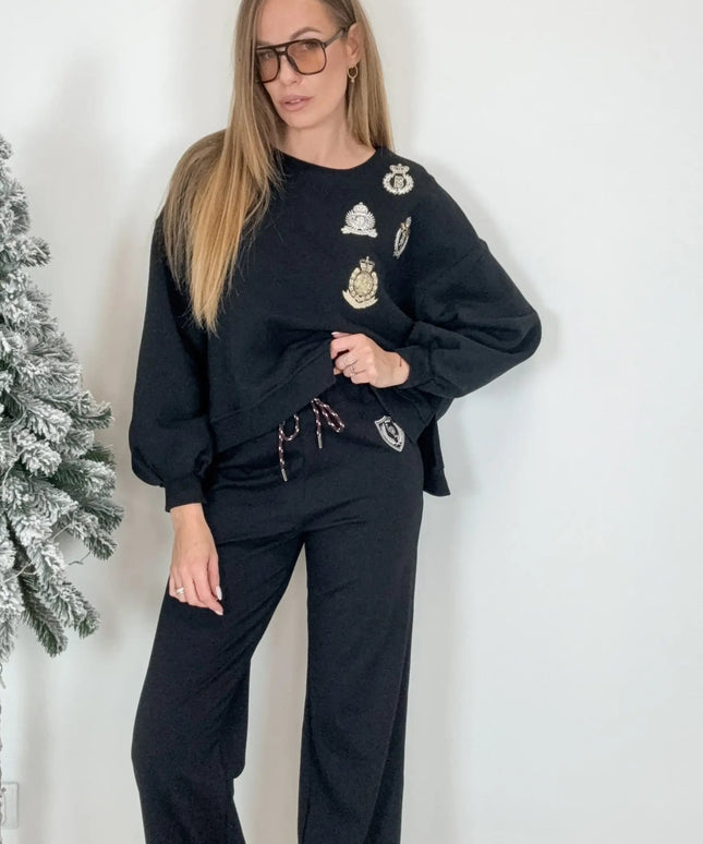 SPODNIE DRESOWE BY O LA LA CZARNE - BLUMANIA