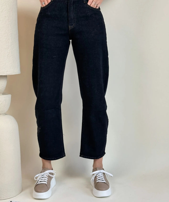 SPODNIE ROSE DENIM BALOON - BLUMANIA