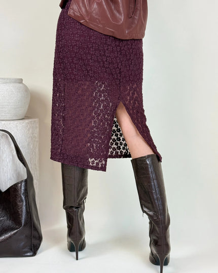 SUKIENKA FLOWER BURGUNDOWA - BLUMANIA