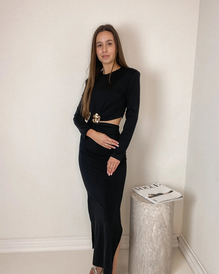 SUKNIA PATRIZIA CZARNA - BLUMANIA